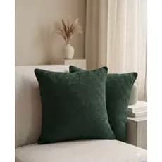Kit 2 Capas De Almofadas Decorativa Lisa Tricot 45x45cm Sofá Cama Decoração Tricô Luxo Moderna Elegante