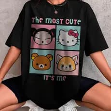 Camisa Size Feminina Algodao Puca Estampada