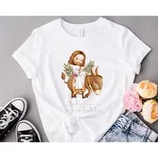 Blusa T-shirt Feminina Jesus - Religiosas