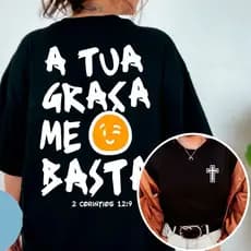 Camiseta T-shirt ou Oversized Feminina Moda Gospel Jesus Cristo Estampa Cristã Malha Macia