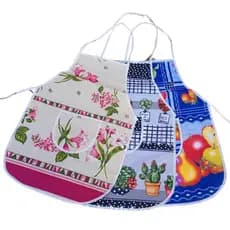 KIT 3 AVENTAIS IMPERMEÁVEIAS - FORRADOS DE PANO COM PLASTICO - AJUSTÁVEL - COM BOLSO FRONTAL - PARA COZINHA
