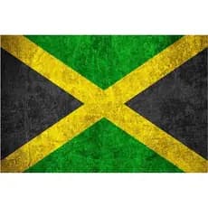 2x Adesivo Bandeira Jamaica Retrô 16 x 10,5 cm Envio Imediato