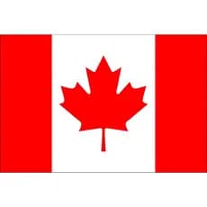 2x Adesivo Bandeira Canadá 16 x 10,5 cm Envio Imediato
