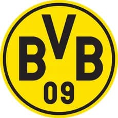 2x Adesivo Borússia Dortmund Escudo 13 x 13 cm Envio Imediato
