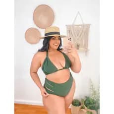 Biquíni Plus Size  fio dental tres tiras e bojo varios modelos Femininos Moda Praia que Valoriza Suas Curvas