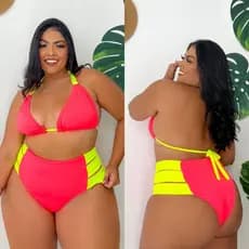 Biquíni Plus Size MAIÔ Plus fio dental plus lipo varios modelos Poder Conforto e Estilo nas Suas Curvas