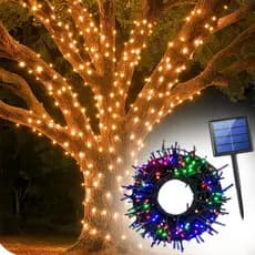 Pisca Pisca Cordão De Natal Solar 100 Metros Colorido Grande