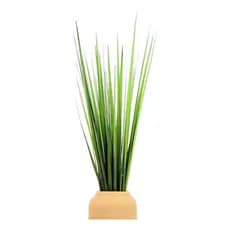 Kit 10 Folhagem Capim Verde Artificial Realista Decoração