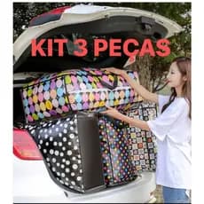 BOLSA DE COMPRAS COM ZÍPER SACOLÃO GRANDE