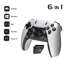 Controle de Jogo Sem Fio para PS1, PS2, PS3, PC, Android, Console de Videogame, Gamepad Portátil de Entretenimento RX2U
