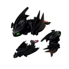 Banguela Como Treinar Seu Dragão Decoração Quarto Escultura Nerd Dragão Presente Geek Top Criativa