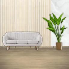 Papel adesivo madeira ripada Freixo 10m efeito 3D