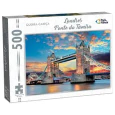 Quebra-Cabeça Londres: Ponte do Tâmisa 500 Peças – Pais e Filhos