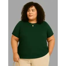 Blusa G ao G3 Plus Size Feminina e T-shirt Moda Maior