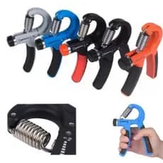 Kit 4 Hand Grips Flexor De Punho Com Mola Ajustável Antebraço Mãos