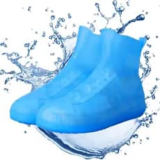 Capa De Chuva Em Silicone Reutilizável Para Sapato Antiderrapante Cano Alto Impermeável - A770
