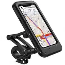 Suporte de Celular Moto Antifurto Á Prova Dágua 360° Articulado Antiqueda Universal Bike