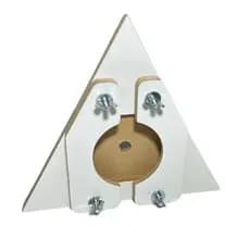 JIG TRIANGULAR - GUIA PARA CORTES JIG PARA CORTES SEGUROS E RETOS MARCENARIA HOBBY ARTESANATO