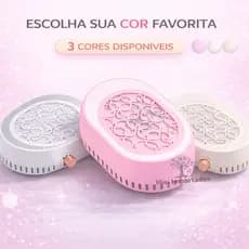 Coletor de Pó Aspirador Oval Nail Dust Collector 100W 45 Mil RPM SC808 Profissional Bivolt Manicure