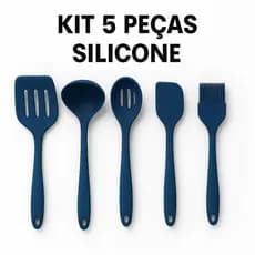 Kit  Peças Utensílios Silicone Para Cozinha Premium