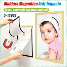 5-10 PCS A4 Display Moldura Magnética PVC Protetor Caso Certificado Cartaz Placa De Exibição Adesivo De Parede Para Escr