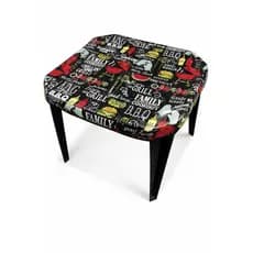 Kit 4 Capas 70x70 Para Mesa De Quadrada Bar Restaurante Lanchonete Estampada Impermeável