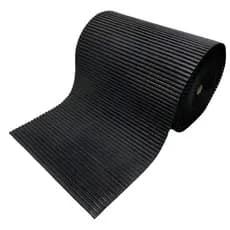 Tapete Passadeira Antiderrapante Emborrachado Preto Banheiro/Cozinha/Lavanderia/Sala