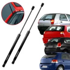 Par Amortecedor para Porta Malas Palio Pistão à Gás Tampa Traseira Fiat Palio Fire 1996 à 2011
