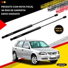 Par Amortecedor Tampa Traseira Vw Gol G2 G3 G4 Amortecedor Porta Malas Gol Bola G2 G3 G4 1997 à 2014