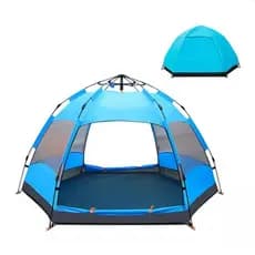 Barraca Camping Impermeável Hexagonal 5-8 Pessoas Grande