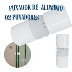 Puxador Para Porta De Box Blindex De Banheiro Em Alumínio liso