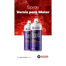 2 Spray Verniz Brilho Motor 300ml Revitalizador Pronto Uso