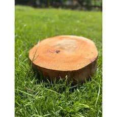 Bolacha madeira s/ acabamento 35cm