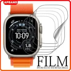 Kit 3 Película Proteção Suave Para Relógio Apple Watch Ultra 3 2 49 46 45 44 40 41 42 38mm Series 11 10 9 8 7 6 5 SE 3 2