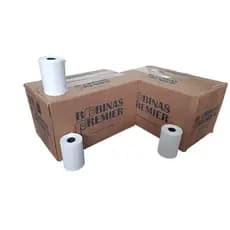 60 Rolos Bobina Térmica 57x22 P/ Relógio Ponto Maquininha