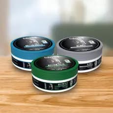 Kit 3 Pastas Modeladoras Lelooks Masculinas 130g