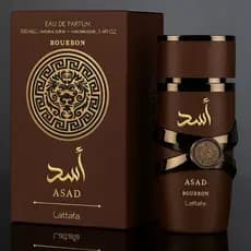 Perfume árabe masculino asad bourbon 50 ml amadeirado cítrico
