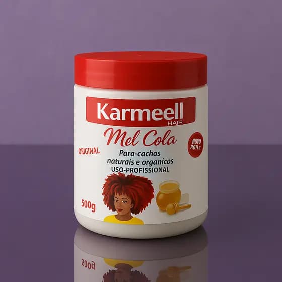 Mel Cola Profissional 500g – Creme Modelador para Cachos | Estoque Pronto & Envio Imediato