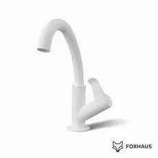 Torneira Banheiro Lavabo Lavatório Cuba Mesa Bancada 1/4 Volta Abs Branca