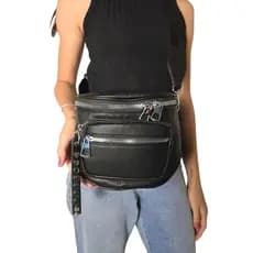 Bolsas Femininas Estilosas | Pochete Transversal Moderno, Espaçoso & Multi-Compartimentos | Ideal para Passeios, Festas
