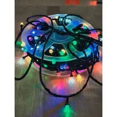 CORDÃO DE LED MINI-BULBO 110V180LEDS, 45METROS, FIO VERDE