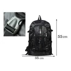 Mochila Motoqueiro Caveirão Premium | Impermeável, Resistente & Ergonômica | Camping, Trilha, Viagem e Aventuras