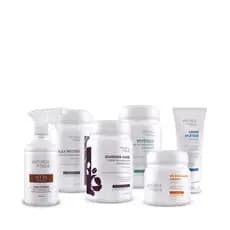 Kit Profissional Corporal Iniciante com 6 Itens Creme de Massagem e Fluído Extratos da Terra