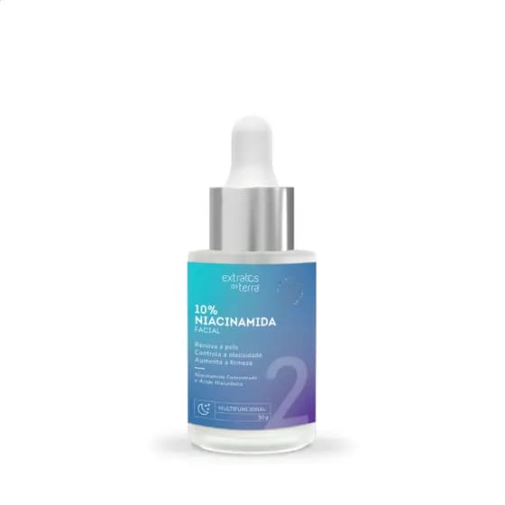 Sérum Noturno com Niacinamida 10% Efeito Booster 30g Extratos da Terra
