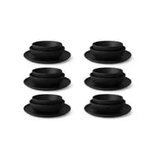 Jogo Conjunto Kit Pratos 18 Peças Colors Helsim