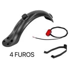 Paralama Completo Traseiros com 4 Parafusos Para Patinetes Elétricos