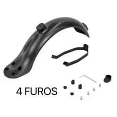 Paralama Quatro Furos 4 Parafusos Com Reforço Patinete Elétric