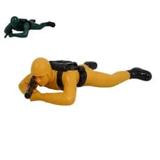 Ação Militar Boneco Soldadinho  Guerra Infantil  Corda Movimento  Rasteja Miniatura Brinquedo Tático