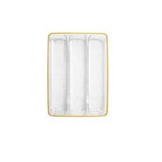 Porta Organizador Talher  Cozinha Gaveta  Separador Transparente Utensílio Multiuso Faqueiro Bandeja