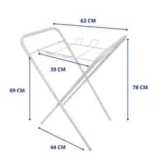 Suporte para Banheira de Bebê Portátil com Estrutura de Metal Compacta e Colorida